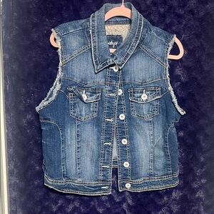 Amethyst Jeans Blue Denim Vest